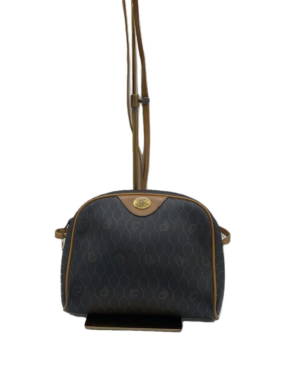 Christian Dior honeycomb shoulder bag Black All over